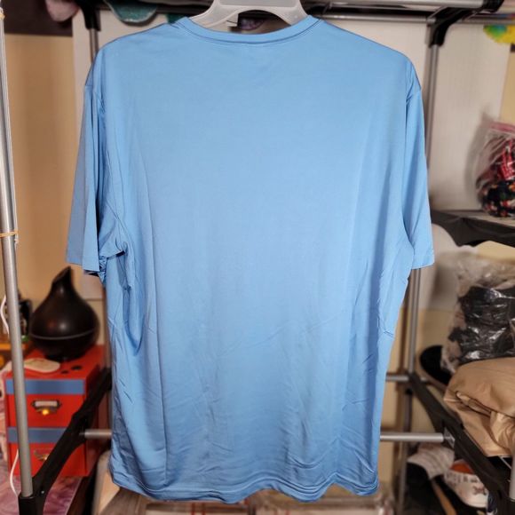 Sport Tek Dri-Fit Tee TAMUG Intramural Official Short Sleeve Light Blue Size XL - Picture 3 of 4